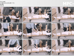 绿帽学院 88号技师 为妹子服务 胶带面具 多层胶带封嘴捂住鼻子 绳子固定 手动GC