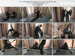 随心原创_柠檬 狂野搜查官 胶衣 皮靴 单手套战栗拷问