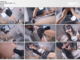 悠米原创_《调教M女友》被男友迷晕无情调教 假阳口塞爆插小嘴干呕流水 吊绑 跪吊 拉拽股绳 强制开腿器 口球 脚铐 AV棒刺激嫩xue