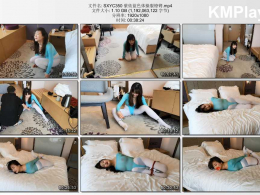 随心原创_紫依蓝色体操服镣铐