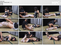 象人工作室_小O 白丝高跟 直臂 蛇缚 马具口塞 最后上驷马 苦闷挣扎