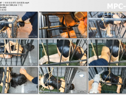 HD飞天原创_丁琪铁笼紧缚调教 强制灌肠