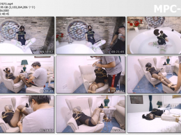 绿帽学院 小院子多层包头丝袜包头 白丝死库水浴缸挣扎