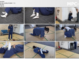 涵涵特辑 女囚戴死铐收拾杂物不力 被惩罚戴铐跪爬驷马