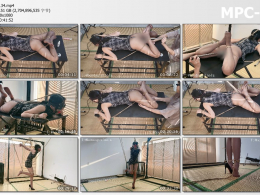 涵涵特辑_高跟单腿站立 股绳刺激