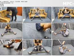 HD飞天原创_云儿K9架紧固 无情电击 振动刺激 TK拍打