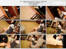 阿木原创_OL装直臂紧缚 丝袜高跟 口球项圈