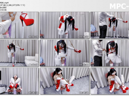 嗷大喵工作室_少女遇险记 第七集 90°单腿吊 海老缚 三洞塞满棒棒刺激 乳夹 电击