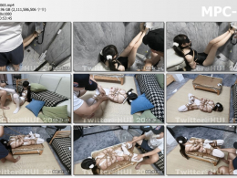 HUI原创 潼潼首次尝试5.5cm超大口球 首次尝试洗屁股 PS之前已经灌了很多次