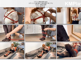 默示录_小敏 工作室最漂亮的模特小敏第一次来体验绳艺，修美的细腿，出众的颜值
