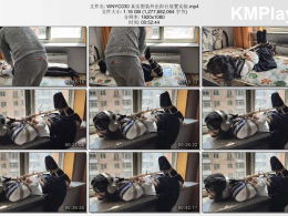 玩奴原创_真实假装外出阳台放置实验