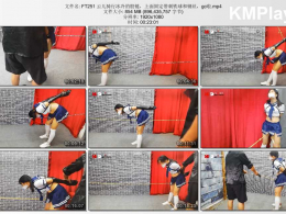 HD飞天原创_云儿骑行冰冷的股链，上面固定带刺铁球和钢丝，gc啦