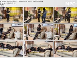 贝特原创_黑丝紧缚 驾驭任何风格的小艺 黑丝的性感风格 露脐装 全身紧缚系列