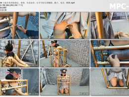 HD飞天原创_万能多变刑架固定 穿刺 头发高吊 后手并肘后到极限 跪立 电击 棒棒