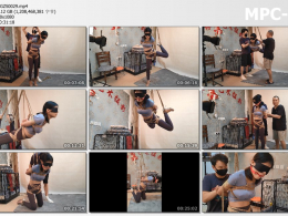 意之窗工作室_汤圆 瑜伽服凌空悬吊 口水