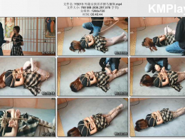 一绳所爱_外籍女孩洋洋驷马捆绑