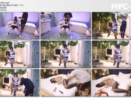 绿帽学院 JK白丝+情趣和服+黑丝高跟裙 胶带包头