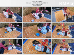 HD飞天原创_涵美儿今天要挑战5公分口球，没捆绑以前4.5公分口球都放不到嘴里