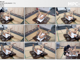 涵涵特辑_自制金属拘束固定道具 筋膜枪墙高 活塞运动