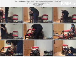 冷少与贝娘_黑丝死库水双马尾，椅子上捆绑固定抱着丝袜脚挠痒，打屁股