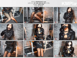 DK13美束馆_新人桃子 皮革拘束服 特工潜入失败 新器械+新模特！表现欲望很强烈