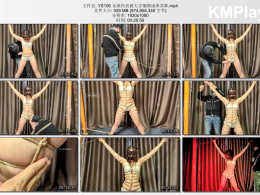 一绳所爱_女孩内衣被大字捆绑成米其林