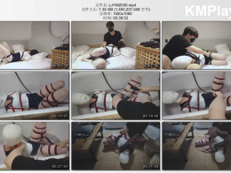 鹿角与猫爪_爪爪蟹缚麻绳捆绑湿身，绷带包头，湿水缸内捆绑沐浴