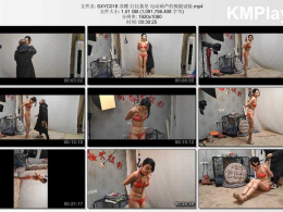 随心原创_苏樱 红比基尼 电动葫芦的极限试验