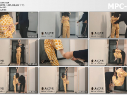 象人工作室_小秋单腿吊缚 口球 绷带缠嘴 疯狂tk 脚腰小腹都不放过