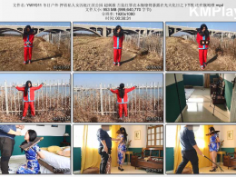 夜未央工作室_冬日户外 押着私人女囚逛江滨公园 超刺激 古装红罪衣木枷镣铐暴露在光天化日之下T教 还有旗袍哦