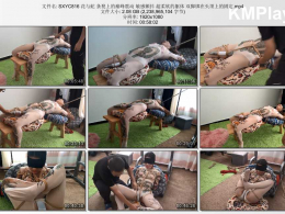 随心原创_花与蛇 条凳上的巅峰震动 敏感颤抖 超柔软的躯体 双脚绑在头顶上的固定