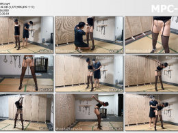 涵涵特辑_贞操带 阴栓 吊带黑丝 高跟鞋罚站反吊