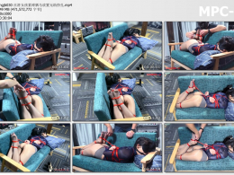 绳精病_丝滑女孩紧缚驷马放置无助挣扎