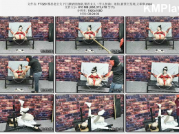 HD飞天原创_雅思老公欠下巨额赌债跑路，领着女儿（雪儿扮演）逛街 被债主发现立即绑走