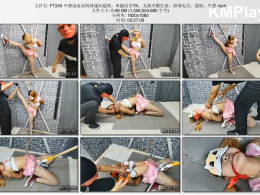 HD飞天原创_中澳混血奴阿娇越玩越爽，单腿高吊TK，无情夹鞭打虐，仰缚电击，强制，失禁