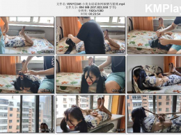 玩奴原创_小美女诺诺渔网袜驷马紧缚