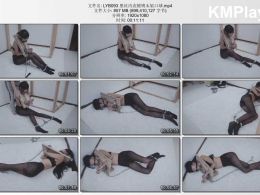 冷少与贝娘_黑丝内衣镣铐木架口球