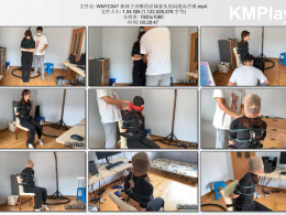 玩奴原创_新妹子诗雅的丝袜套头的闷绝高手缚