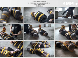 逍遥原创_胶带捆绑驷马 丝袜套头