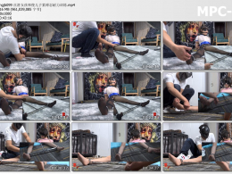 BondageTea绳精病_丝滑女孩和傻儿子紧缚忍耐力训练