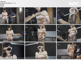 象人工作室_轻语01 女郎柱缚 棒子固定