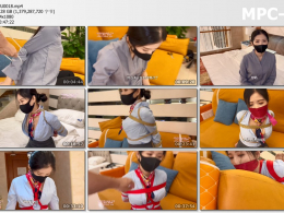 LAMU原创_思思的紧缚游戏大挑战！先选择再玩游戏 看看我们美女模特能否成功过关