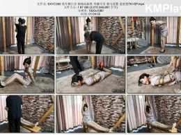 随心原创_美车模江奈 旗袍高跟鞋 弯腰半吊 驷马放置 老虎凳TK+SP