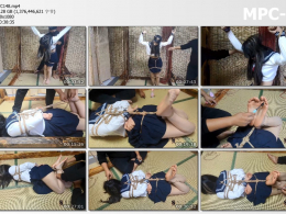 象人工作室_绳模鬼鬼 说好的约绳 意外发现超级怕痒 jk大字缚+驷马