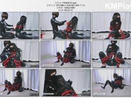 FSS工作室_乳胶百合调教 JULY的M字分腿和呼吸头套挑战 百合调教 红绳捆绑 M字开脚紧缚 全身敏感点攻击 透明呼吸头套 呼吸抑置 ZXplay 震动榜强膏