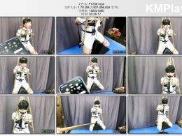 HD飞天原创_悦儿真空上衣肉丝12公分高跟，自塞入电击y塞和g塞，又被禁锢在新式