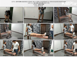 随心原创_露露旗袍女烈体验 10公斤重镣五花艰难拖地行走 四块砖的老虎凳 痛到哭