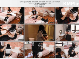 咕咕精_脱缚挑战01 胶带绕粉拳 学生体验 大号口枷