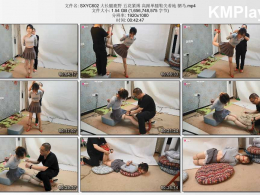 随心原创_大长腿鹿野 五花紧缚 高跟单腿鞋尖着地 驷马