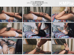 娜绳工作室_青柠镣铐四马，走了一天的袜子脱下塞嘴